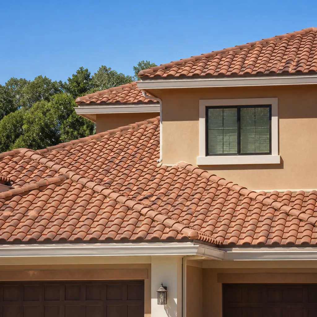 Tile roofing
